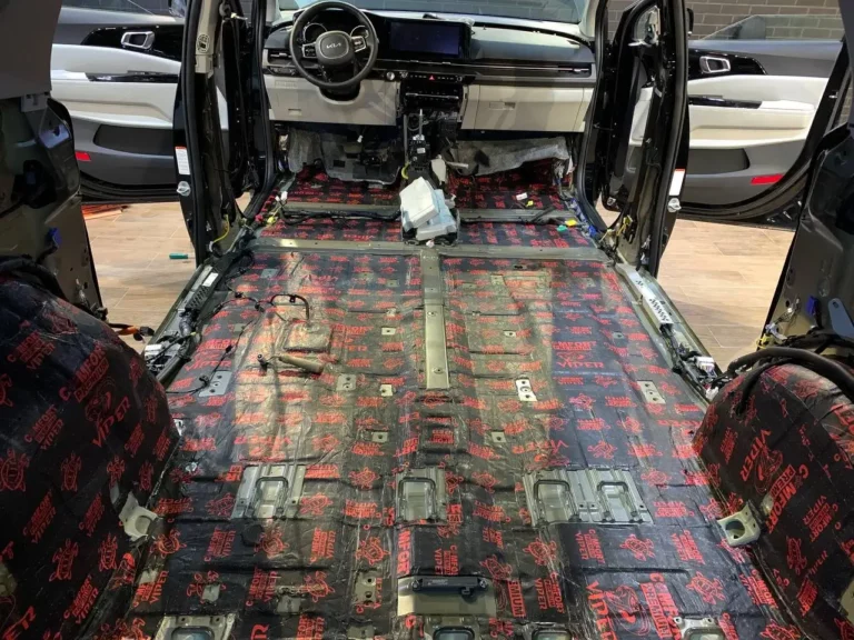Шумоизоляция-пола-KIA Carnival 2022-23