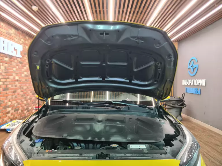 Шумоизоляция капота Kia Cerato-1