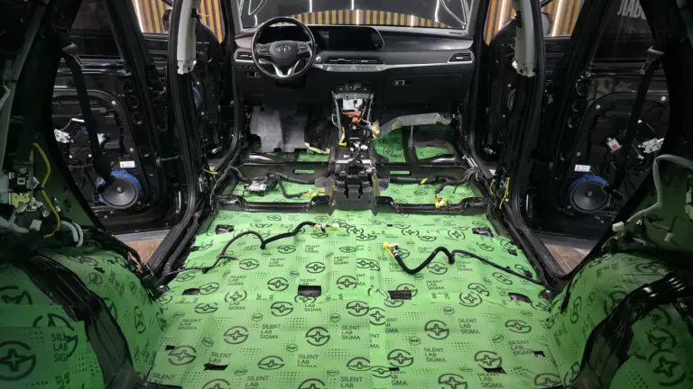 Шумоизоляция пола Hyundai Palisade-3
