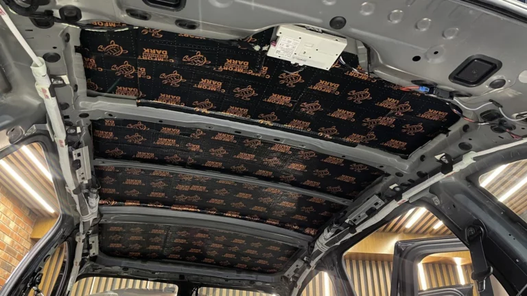 Шумоизоляция крыши 2 BMW X5 2021