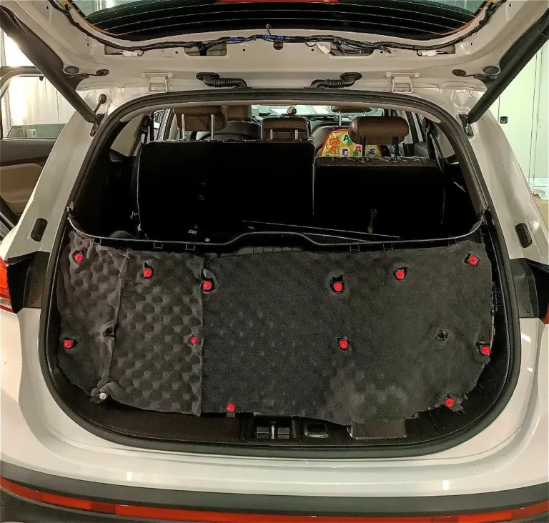 Шумоизоляция двери Hyundai Santa Fe 2022-6