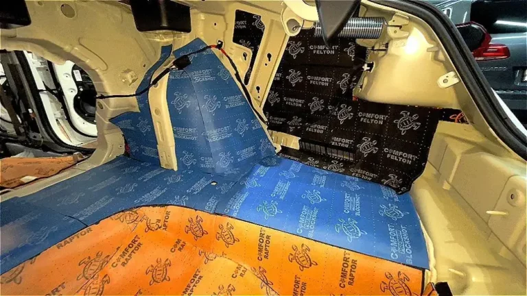 Шумоизоляция багажника KIA K8 2021-9