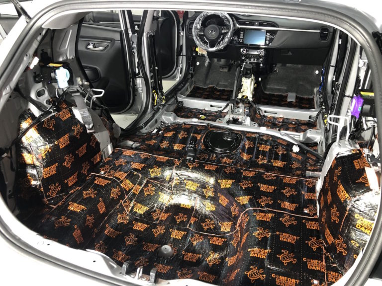 Шумоизоляция пола 4 KIA Rio